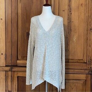 Eileen Fisher Linen/Cotton  Slouchy Sweater Sz. S